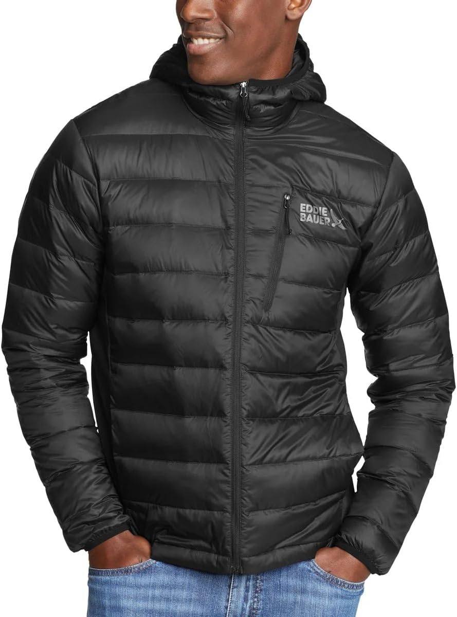 Eddie Bauer Men's Winter Jacket - Puffer Coat with Hood - Down Eddie Bauer Men's Winter Jacket - Puffer Coat with Hood - Down
